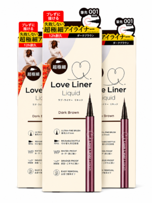 Dark Brown love Liner LIQUID eyeliner R5
