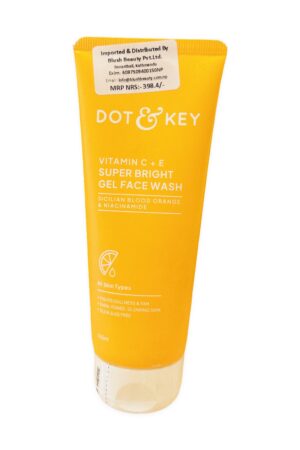 Vitamin C+E Super bright gel facewash