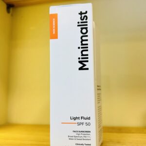 Light Fluid SPF 50 face sunscreen
