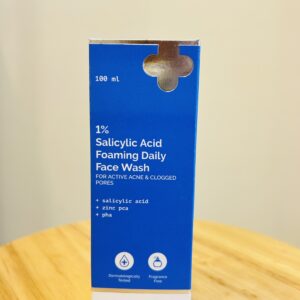1% Salicylic Acid foaming daily face wash
