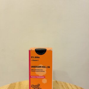 Peach fragnance underarms roll on