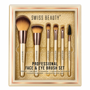 Professional Face & Eye Brush Set