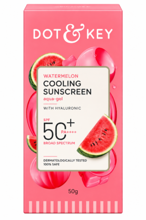 Watermelon cooling sunscreen